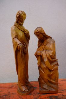 Krippenfiguren Maria und Josef